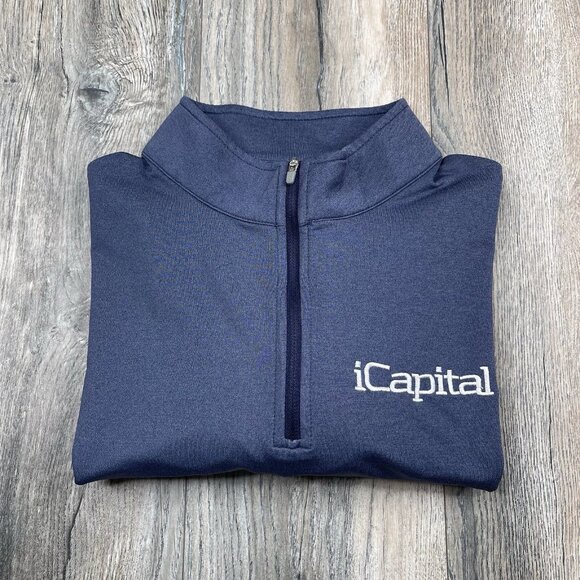 Peter Millar Crown Sport Golf Performance 1/4 Zip Perth Men’s L Large ICapital - Picture 1 of 13